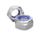 Nickel Alloy 201 Nylon Insert Nut